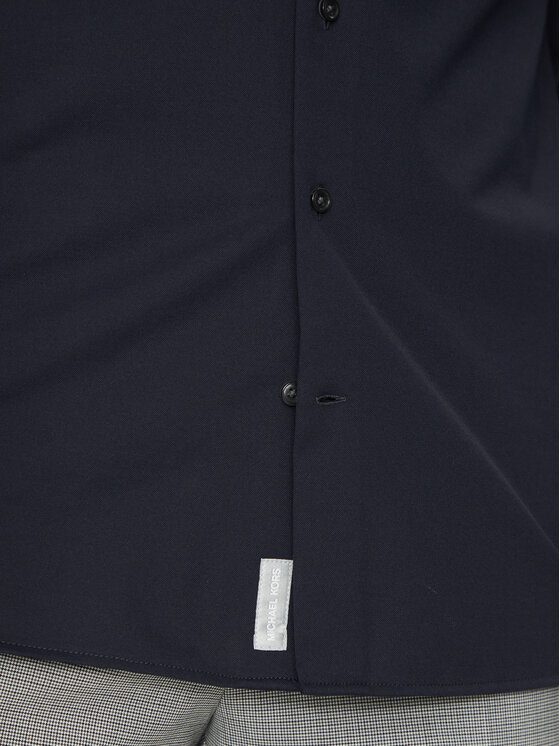 Michael Kors Michael Kors Koszula MD0MD91498 Granatowy Slim Fit