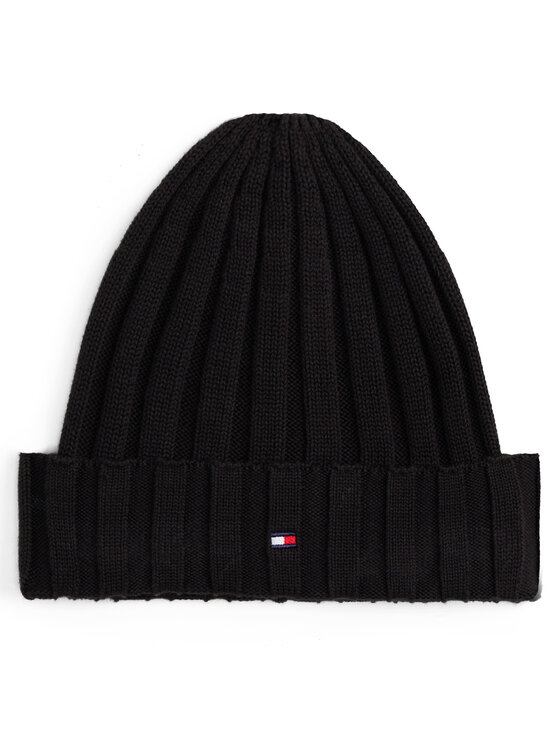 Tommy Hilfiger Tommy Hilfiger Berretto Small Flag AU0AU02004 Nero
