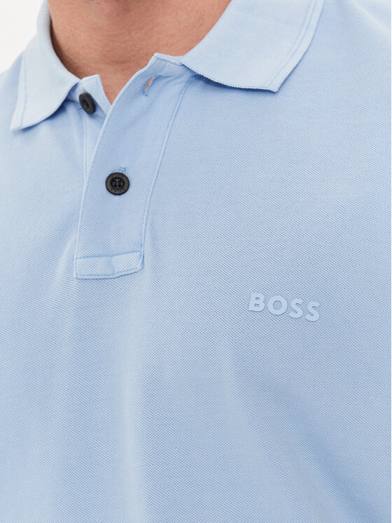 BOSS Boss Polo Prime 50507813 Niebieski Regular Fit