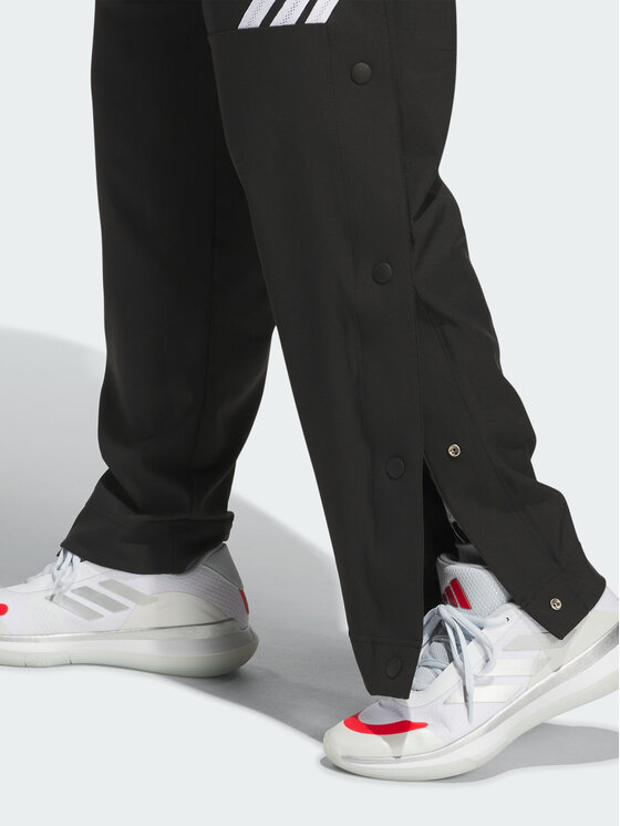 adidas adidas Spodnie materiałowe 151835 Czarny Loose Fit