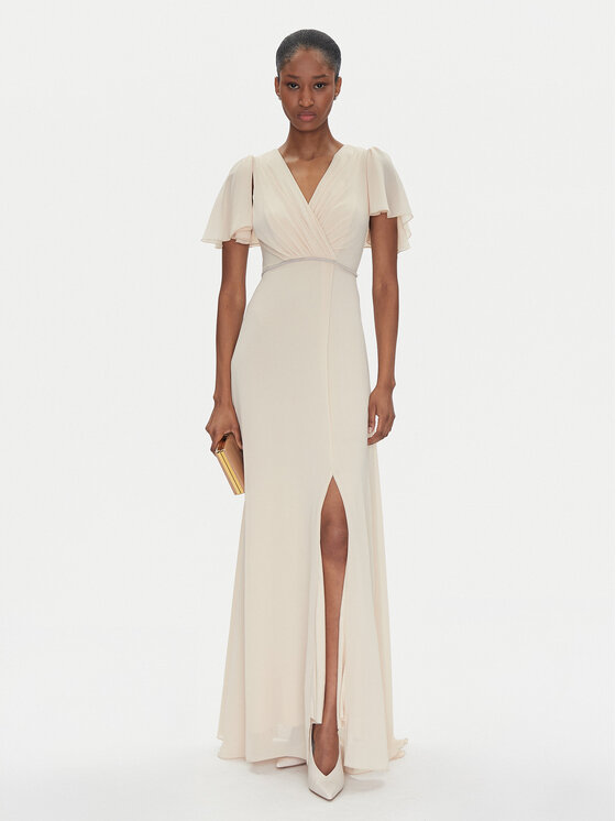 Rinascimento Rinascimento Abendkleid CFC0122466003 Beige Regular Fit