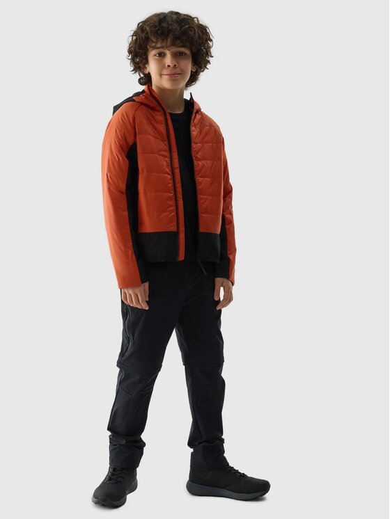 4F 4F Vatovaná bunda 4FJWSS24TTJAM409-61S Červená Regular Fit