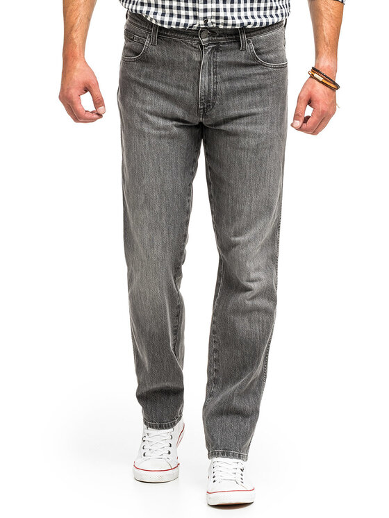 Wrangler Wrangler Jeansy TEXAS Szary Straight Fit