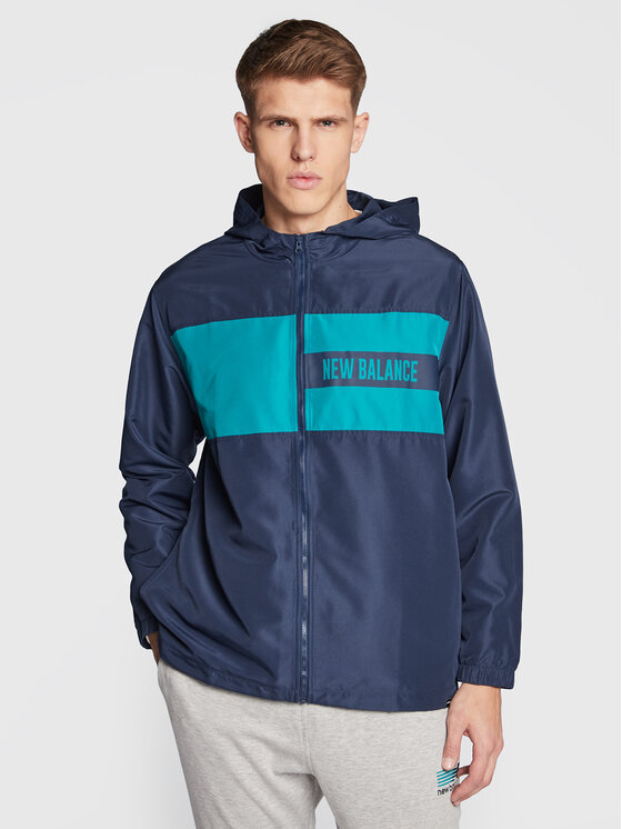 New Balance New Balance Geacă de vânt MJ23900 Bleumarin Relaxed Fit