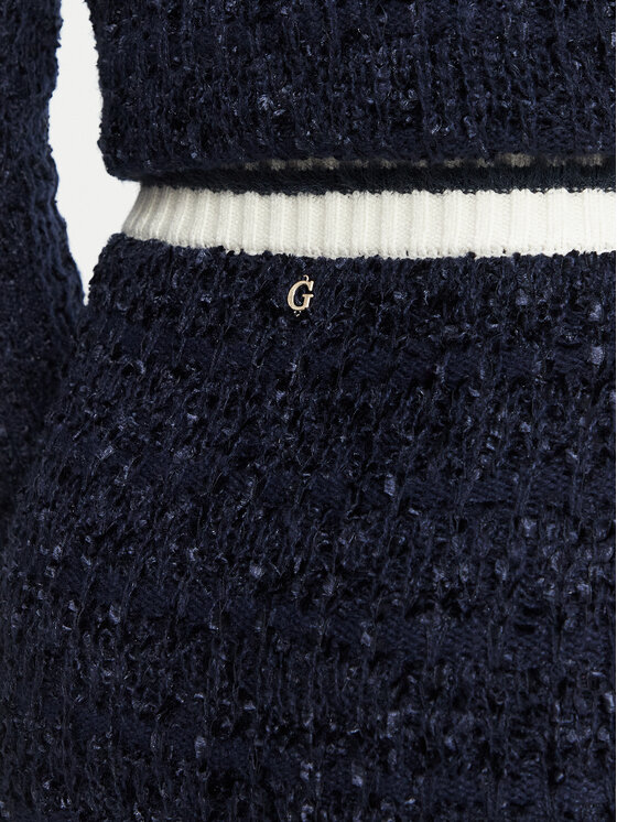 Guess Guess Minigonna W6BD48 Z1763 Blu scuro Regular Fit