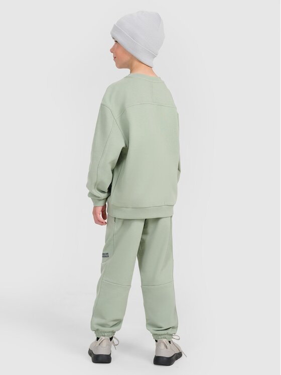 4F 4F Pantaloni da tuta 4FJRAW25TTROM1605-44S Verde Regular Fit