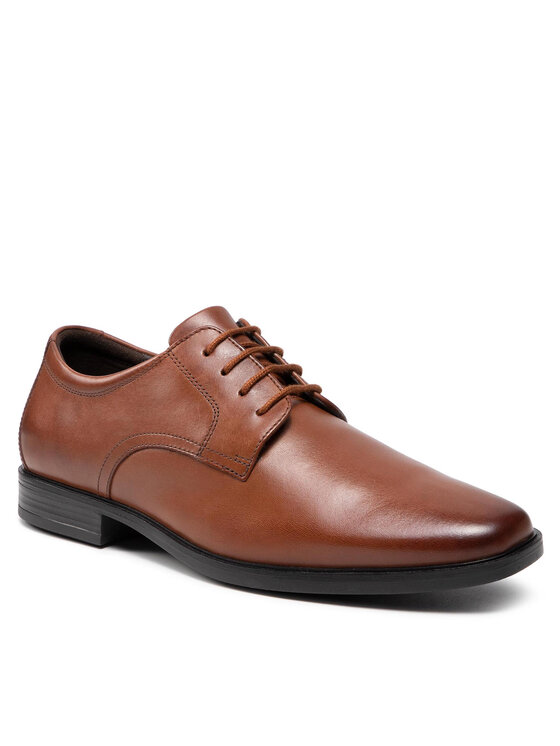 Clarks Clarks Półbuty Howard Walk 261620177 Brązowy