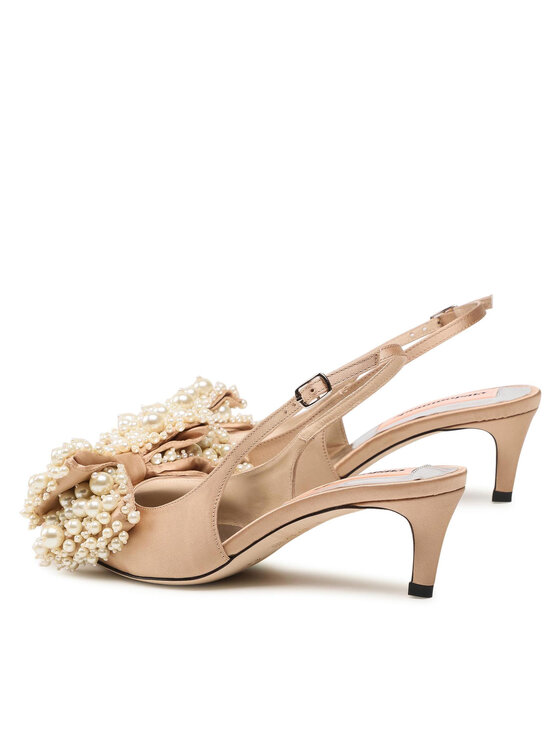 Custommade Custommade Sandalen Alima Pearl 999623017 Beige