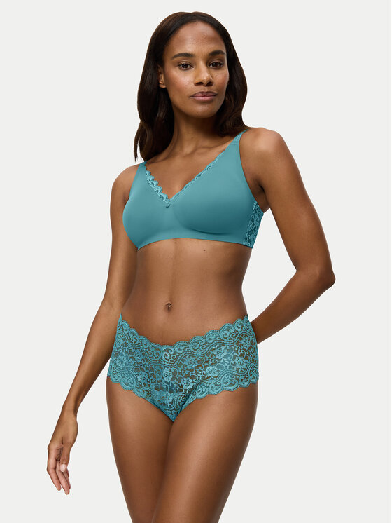 Triumph Triumph Figi klasyczne z wysokim stanem Amourette 10210675 Turkusowy
