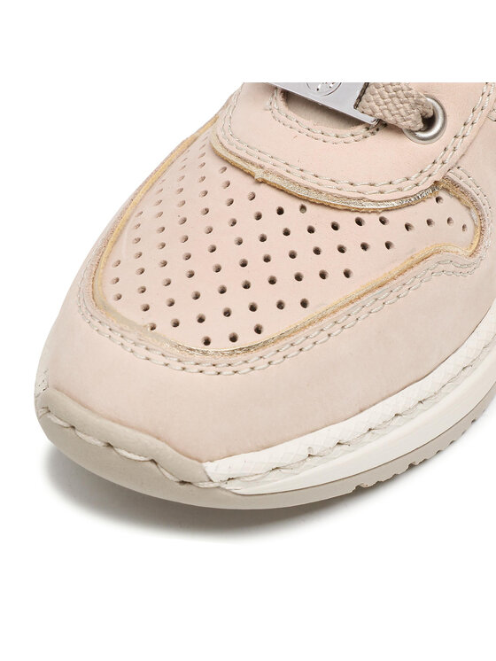 Rieker Rieker Sneakersy N4346-60 Beżowy