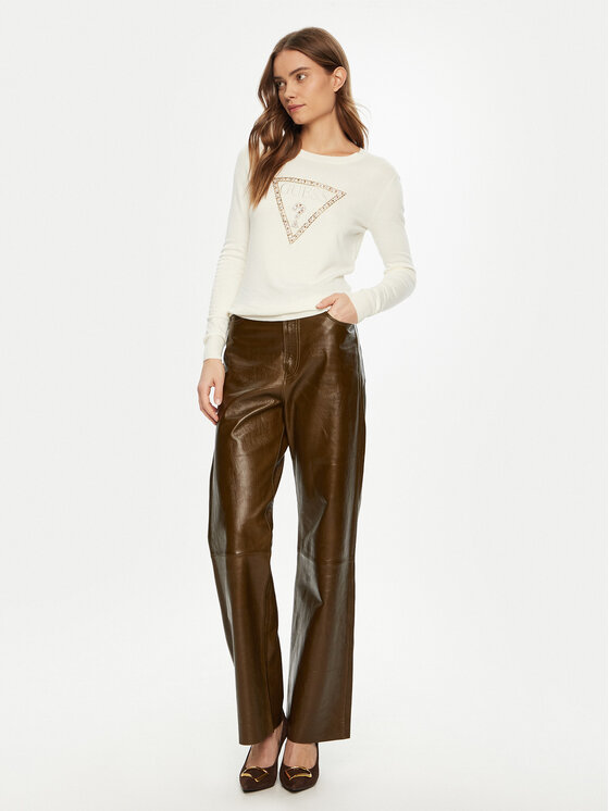 Guess Guess Blūze W5RR39 Z2NQ2 Balts Regular Fit