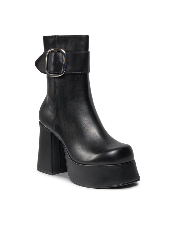Steve Madden Steve Madden Čizme Siren Bootie SM11002628 SM11002628-017 Crna