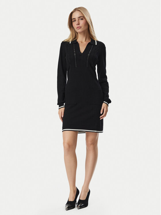 Liu Jo Liu Jo Трикотажна сукня TF6271 MS63L Чорний Regular Fit