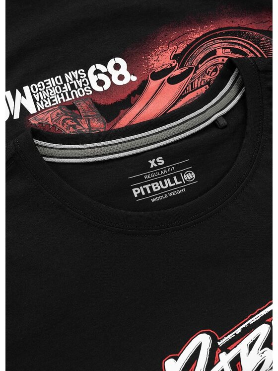 PITBULL PITBULL T-Shirt MC HEART Czarny Regular Fit
