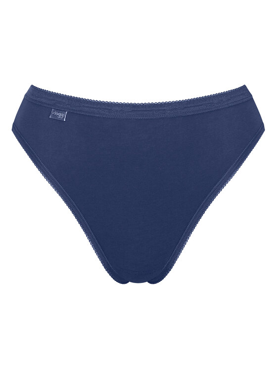 Sloggi Sloggi Set 3 parov spodnjih hlačk Basic 10222391 Modra