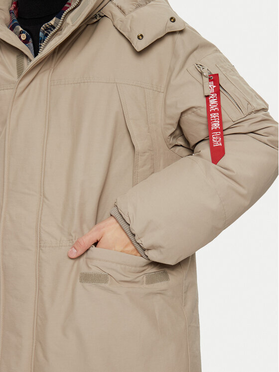 Alpha Industries Alpha Industries Parka 148124 Brązowy Regular Fit