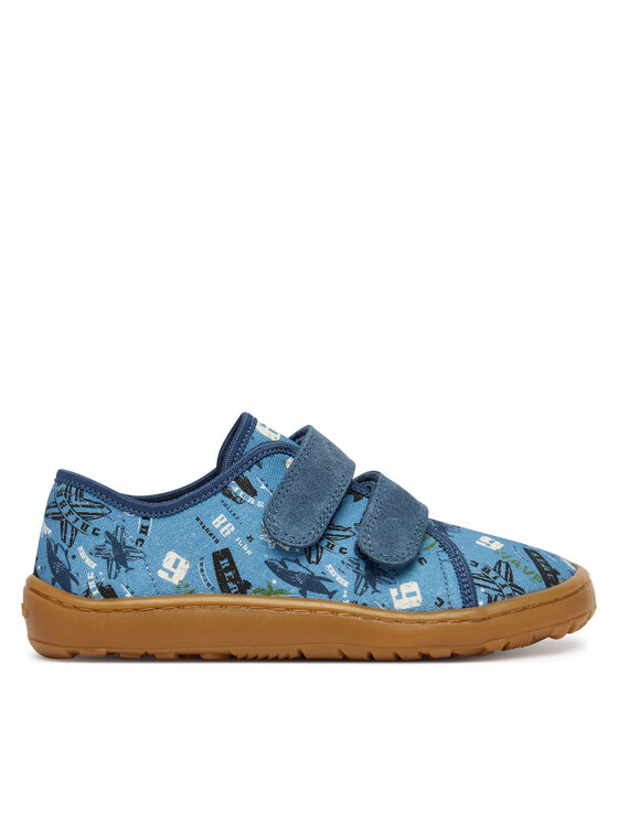 Froddo Froddo Hausschuhe Barefoot Canvas G1700440-6 D Blau