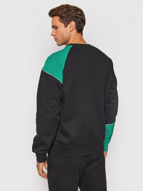 Felpa Patchwork 216555 Nero Custom Fit