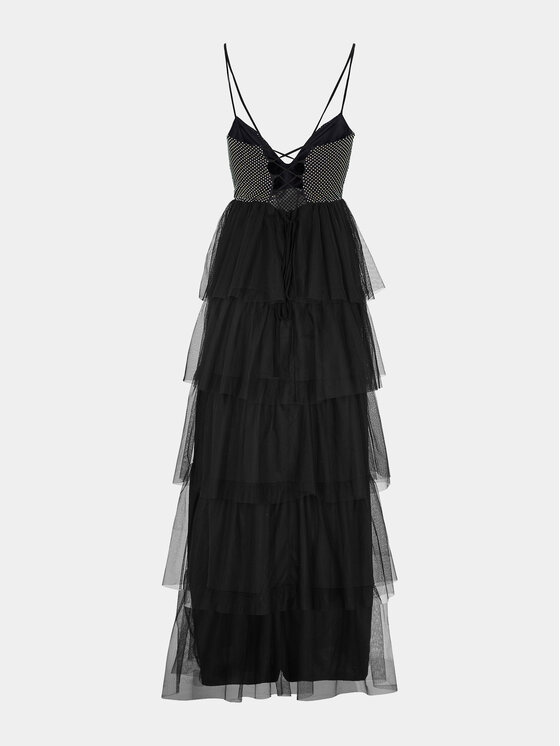 Hey Kyla Hey Kyla Abendkleid 5AG096HK Schwarz Slim Fit