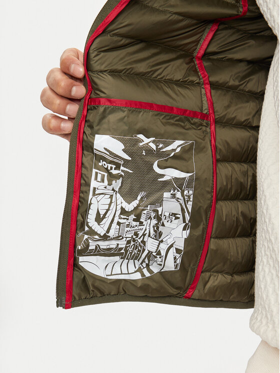 Jott Jott Gilet Tom P000MDOW04 Verde Slim Fit