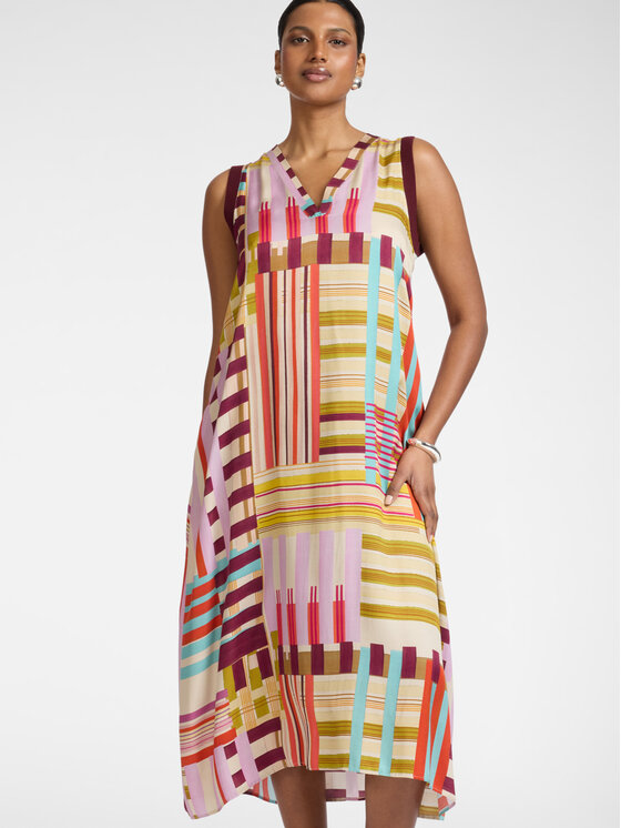 Elena Mirò Elena Mirò Abito da cocktail 7035P000354N001 Rosa A-Line Fit