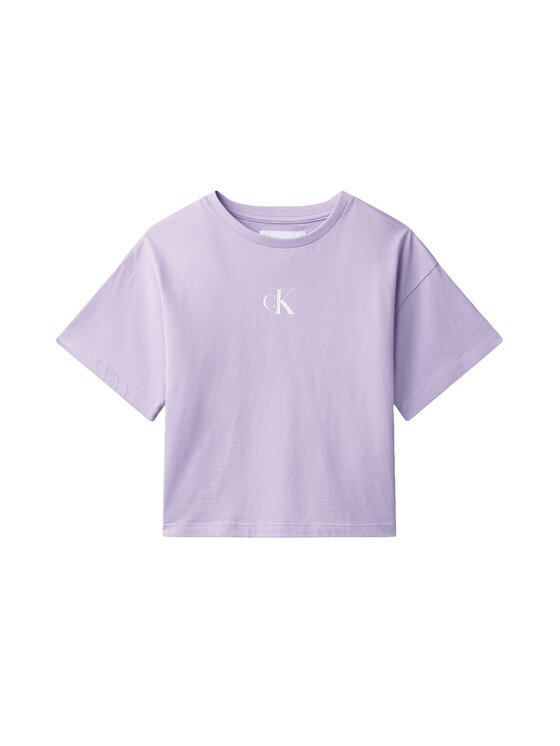 Calvin Klein Jeans Calvin Klein Jeans Póló LVCKSJA16G Lila Boxy Fit