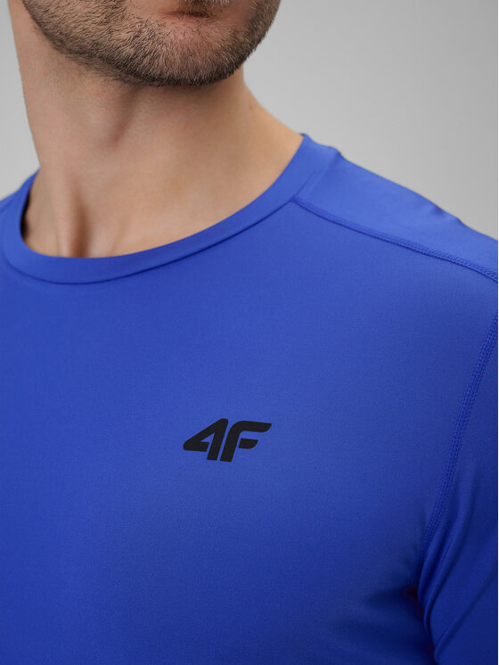 4F 4F Koszulka techniczna MULTI ACTIVE Niebieski Regular Fit