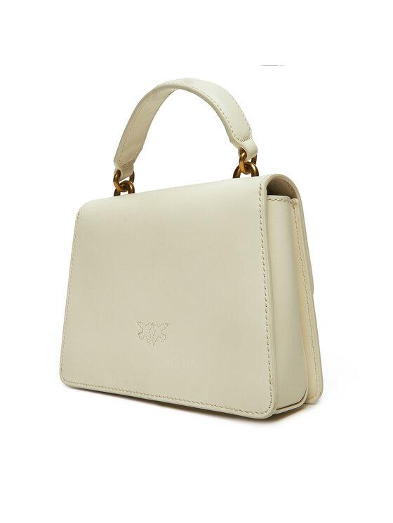 PINKO PINKO Borsetta Love One Top Handle Mini Light PE 23 PLTT 100071 A0F1 Écru