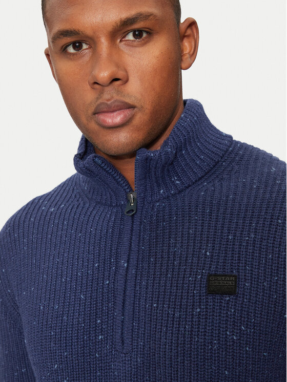 G-Star Raw G-Star Raw Džemper D25123-D754 Tamnoplava Regular Fit