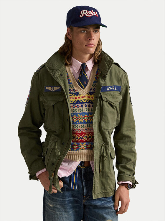 Polo Ralph Lauren Polo Ralph Lauren Átmeneti kabát 710961616001 Zöld Regular Fit