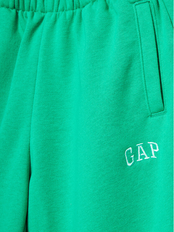 Gap Gap Spodnie dresowe 870901-05 Zielony Relaxed Fit