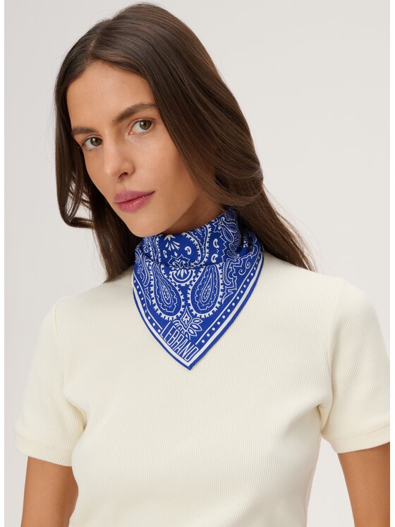 LEBRAND LEBRAND Chusta Bandana mini Niebieski