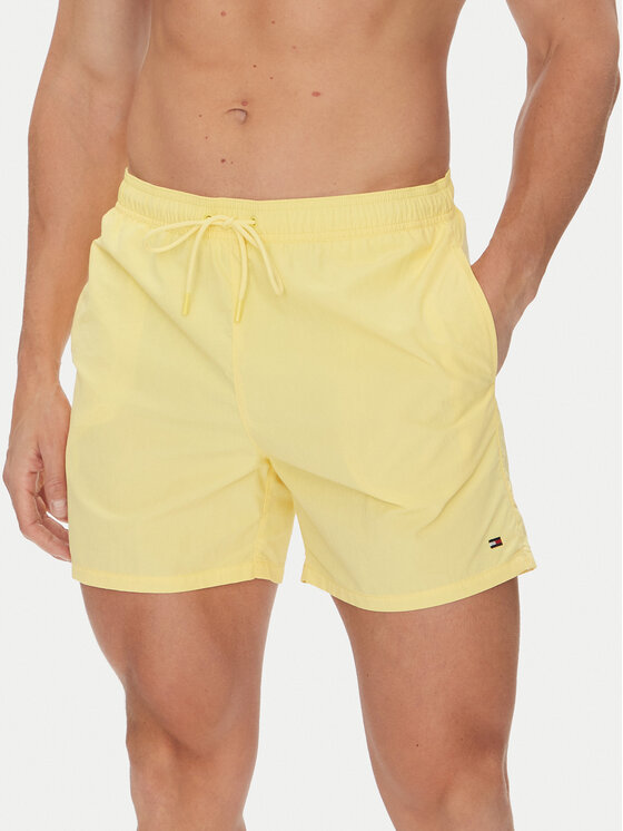 Tommy Hilfiger Szorty kąpielowe UM0UM03477 Żółty Regular Fit