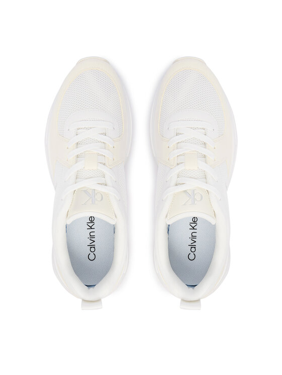 Calvin Klein Calvin Klein Sneakersy Hike Runner Lace Up Su Mesh Wmn HW0HW03440 Biały