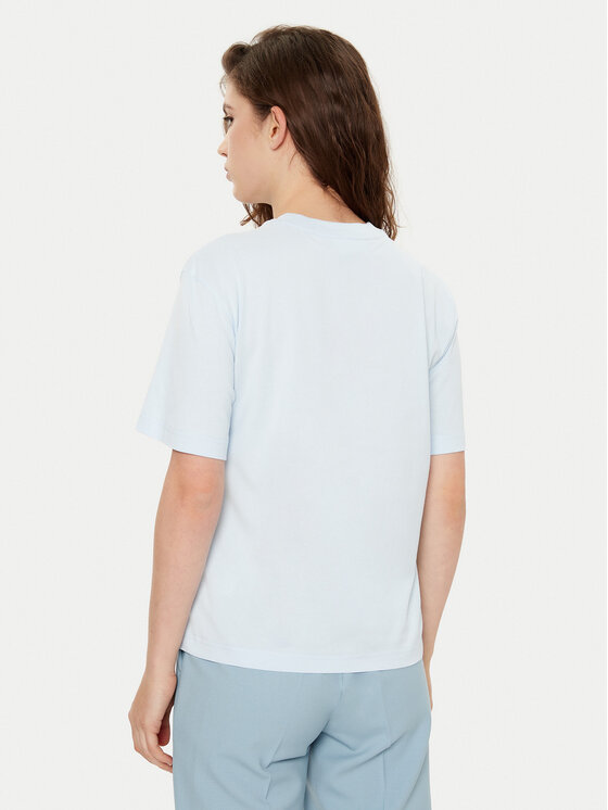 Lacoste Lacoste Majica TF7215 Svetlo modra Regular Fit