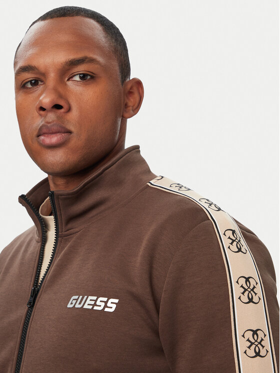 Guess Guess Džemperis Z2YQ10 KB3P2 Tamsiai ruda Regular Fit