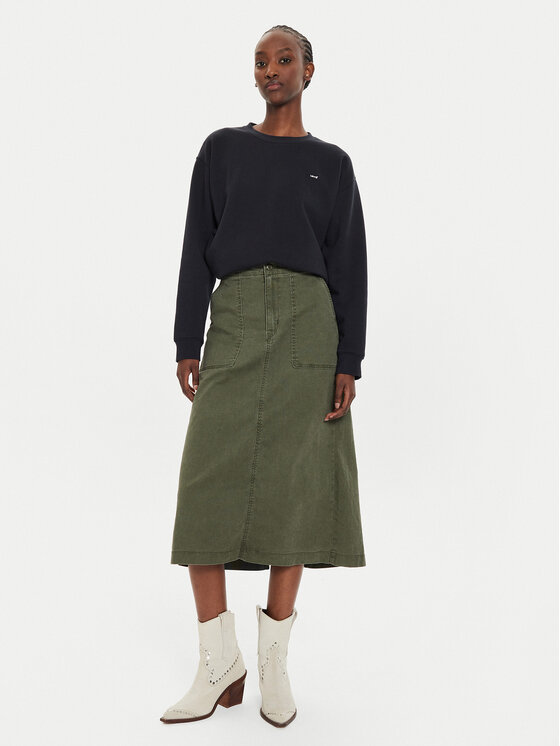 Levi's® Levi's® Farmer szoknya Surplus A8696-0002 Zöld Regular Fit