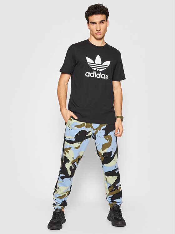 adidas adidas Тишърт adicolor Classics Trefoil H06642 Черен Regular Fit