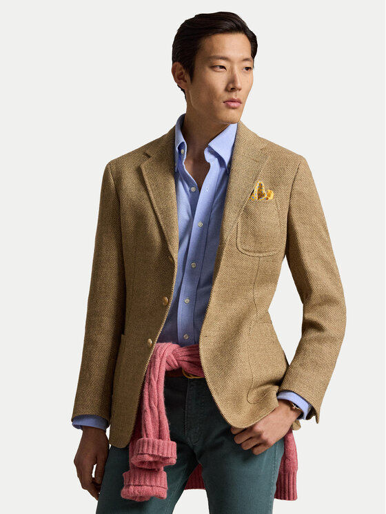 Polo Ralph Lauren Polo Ralph Lauren Marškiniai 710P03967001 Mėlyna Regular Fit