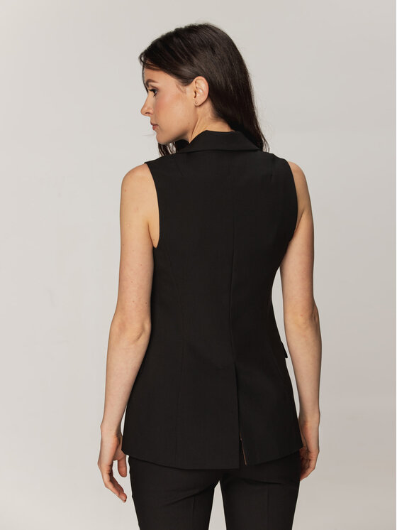Willsoor Willsoor Kamizelka 67330 Czarny Regular Fit