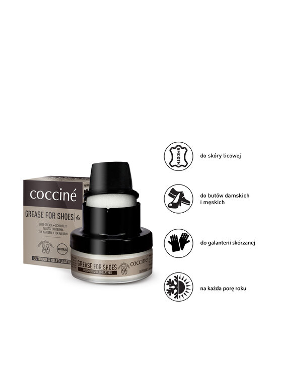 Coccine Coccine Vosk na obuv Grease For Shoes 55/29/50/02/A/v4 Černá