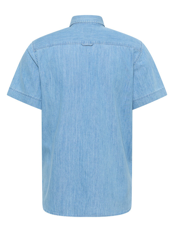 Mustang Mustang Camicia Style Eloy Blu Regular Fit