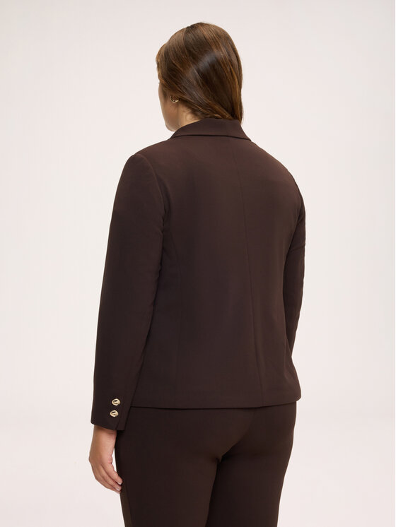 Fiorella Rubino Fiorella Rubino Giacca da abito Q045T000295N022 Marrone Slim Fit