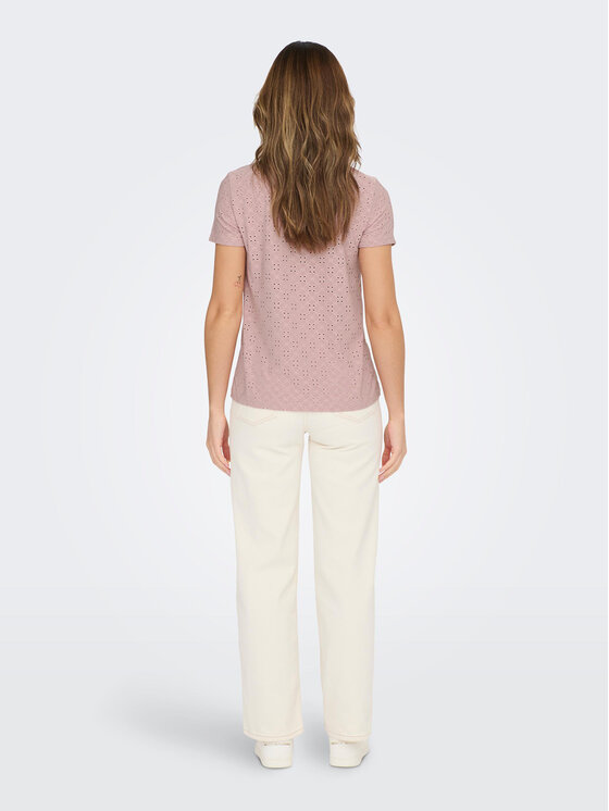JDY JDY T-Shirt 15158450 Fioletowy Regular Fit