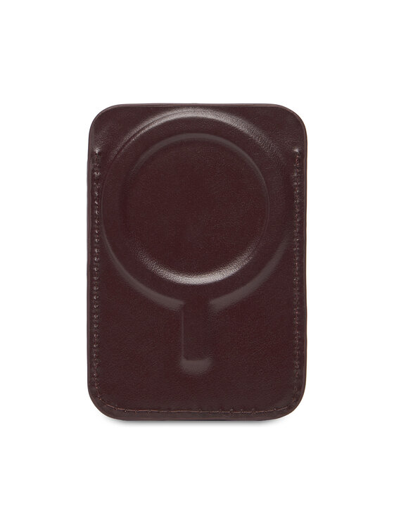 Calvin Klein Calvin Klein Etui za kreditne kartice Aop Leather Magnetic Card Case LV04F1100G Tamnocrvena