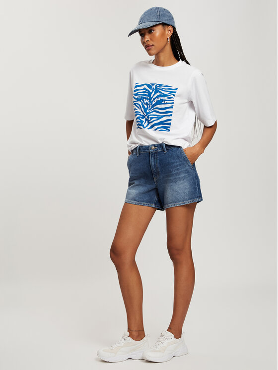 Cross Jeans Cross Jeans T-Shirt 56183-008 Biały