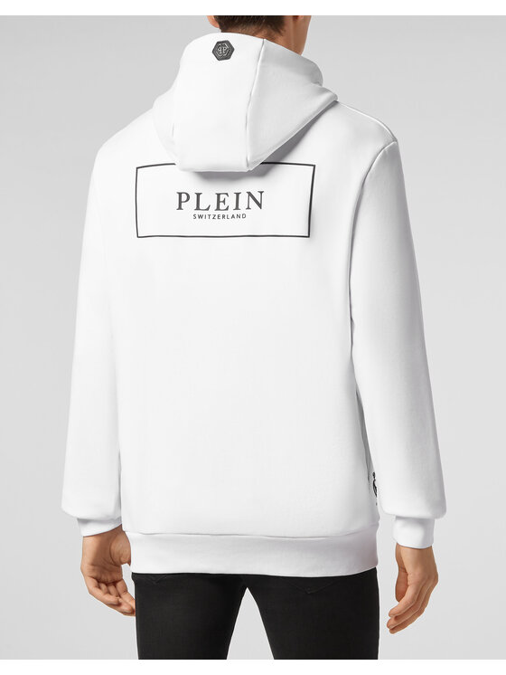 PHILIPP PLEIN PHILIPP PLEIN Bluza 8625 Biały Regular Fit
