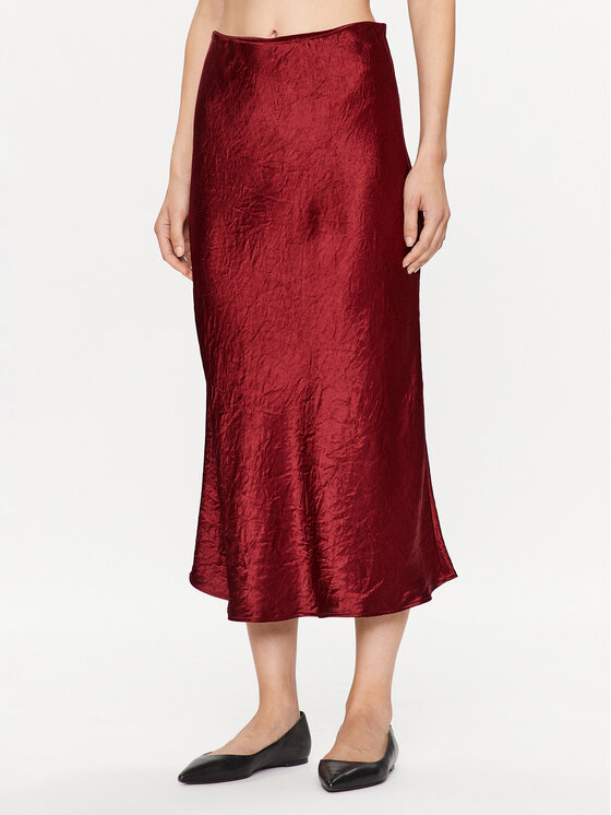 Max Mara Leisure Midi svārki Alessio 2331060136 Bordo Regular Fit