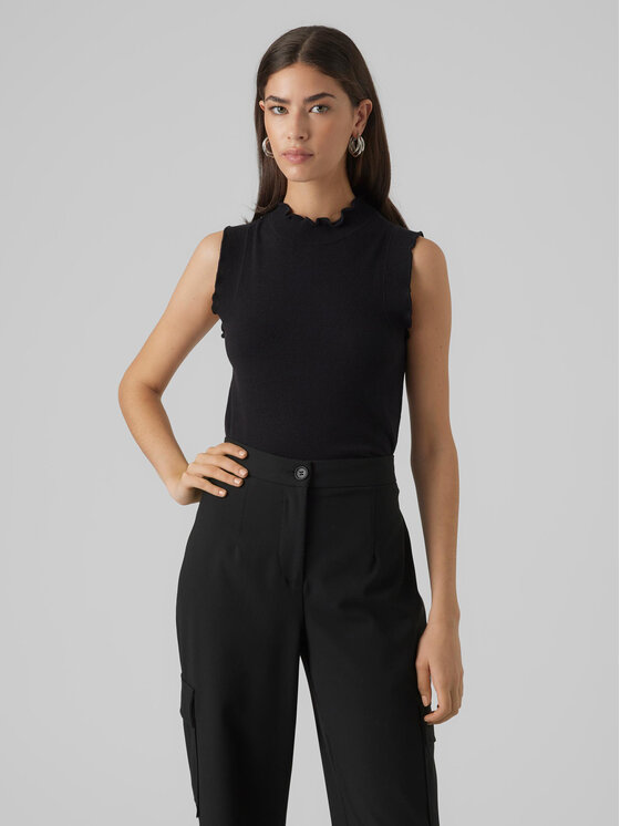 Vero Moda Vero Moda Palaidinė Gold 10297855 Juoda Slim Fit