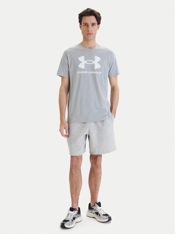 Under Armour Under Armour T-Shirt Ua Sportstyle Logo Update Ss 1382911 Szary Loose Fit